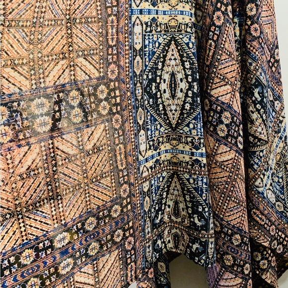 Midnight Sky Handkerchief Style Dress, Size: L, & Color: Multi Pattern - Picture 11 of 16